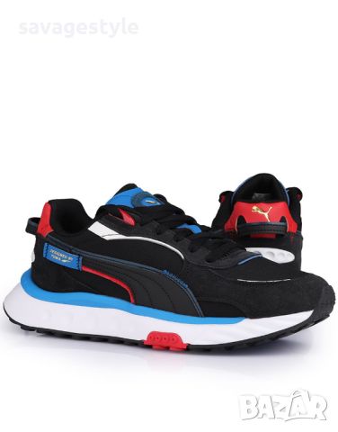 Мъжки маратонки PUMA Wild Rider Displaced Shoes Black, снимка 3 - Маратонки - 46070510