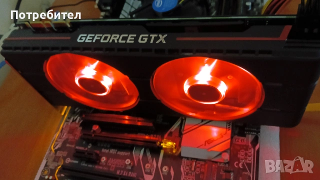 Видеокарта HP NVIDIA GeForce GTX 1080 8GB GDDR5X 256-bit DVI HDMI 3xDisplayPort PCI-E, снимка 5 - Видеокарти - 53812518