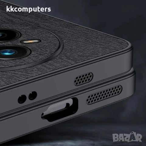 Realme 14 Pro 5G Удароустойчив Wood Texture PU Leather/ Coated PC TPU Кожен Калъф и Протектор, снимка 9 - Калъфи, кейсове - 50701530