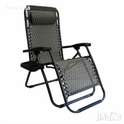 Стол-шезлонг с възглавничка 175x52 см NS6318, снимка 5 - Градински мебели, декорация  - 54096359