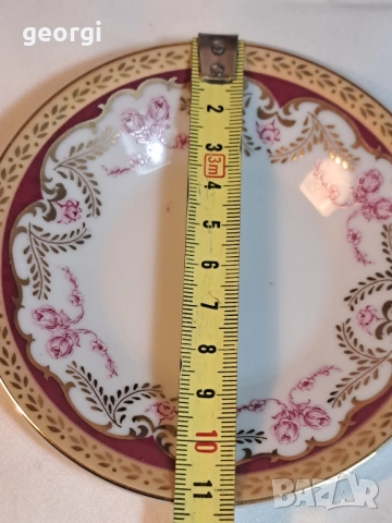 японска порцеланова чаша с чинийка 29/5, снимка 6 - Чаши - 52510293