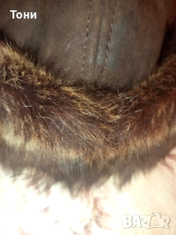 Нова Дамска Зимна Шапка от Естествен Косъм Норка , снимка 12 - Шапки - 52842653