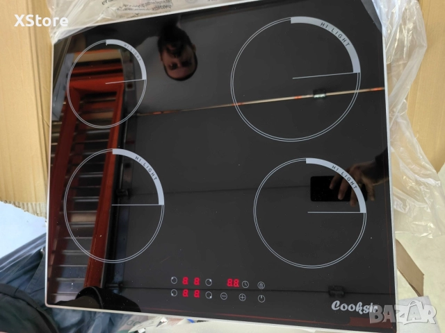 Последна бройка! Cooksir CSC-D46001-BB – Стъклокерамичен плот за вграждане с 4 зони, 60 см, снимка 6 - Други - 51995156