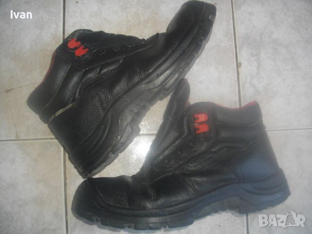 Български Работни Боти Обувки Високи от Естествена Телешка Кожа №45-UNITY-VIKING-T-ОТЛИЧНИ, снимка 2 - Мъжки боти - 45636219