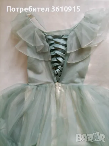 Официална рокля с цветя и камъни, снимка 2 - Рокли - 44111456