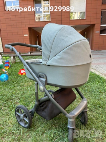 Бебешка количка 2 в 1 Roan BASS NEXT Ocean Mood, снимка 1