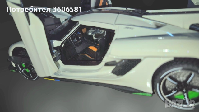 Метален реалистичен модел на Koenigsegg Jesko 2021г модел, снимка 10 - Коли, камиони, мотори, писти - 48365245