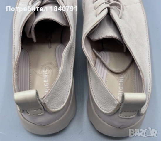 Дамски обувки CLARKS Trigenic Flex Бежови - № 40, естествена мека кожа, снимка 9 - Дамски ежедневни обувки - 53452649
