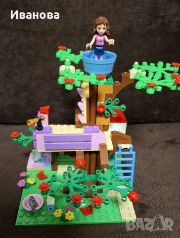 ЛЕГО ФРЕНДС- Дървестната Къща на Оливия-3065, снимка 5 - Конструктори - 51236743