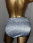 Jackie 44 Сребриста бикина с релефни цветя , снимка 3