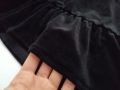 Monki нова дамска кадифена пола с висока талия р-р S-M, снимка 12