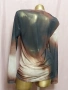 M/L Прозрачна еластична блуза в преливащи цветове , снимка 4