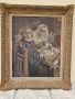 Превъзходна антикварна колекционерска белгийска картина масло върху платно , снимка 6