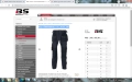 Bekken & Strom 4-VEIS STRETCH SVART Work Wear Pant размер XL еластичен работен панталон W2-3, снимка 2