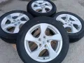 Лети джанти 17ки 5х114.3 Toyota + нови летни гуми 215/60/17 Dunlop, снимка 1