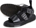 Dr. Martens Gryphon Black Brando Leather Gladiator Sandal № 41 кожени сандали Унисекс, снимка 1