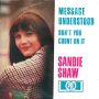 Грамофонни плочи Sandie Shaw – Message Understood 7" сингъл, снимка 1 - Грамофонни плочи - 45312442
