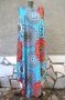 4XL Нова дълга рокля с извит подгъв  , снимка 1 - Рокли - 45830059