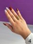 Голям дамски пръстен от неръждаема стомана с интересен дизайн, снимка 4