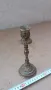 масивен дебело посребрен свещник , снимка 5