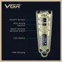 VGR V-901 Професионален тример за коса и брада с LED дисплей и USB зареждане, снимка 4