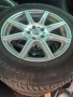 4 а;уминиеви джанти 17", 5X112 за VW, Mercedes с гуми MICHELIN 235/65R17, снимка 1