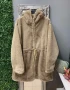 пухкаво яке с качулка и връзки на талията , снимка 3