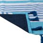 Плажна кърпа (хавлия) от памук Blue Ciel Striped Crochet 180x100 cm, снимка 3
