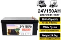  Lifepo4 24v 150ah 3,8kw тягов акумулатор. Клетки EVE, снимка 1