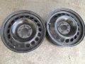 Продава две железни джанти,Ауди,централен отвор-66,5мм,16 цола, снимка 1