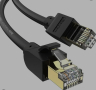 Jeavdarn Cat 8 Ethernet кабел 15m High Speed ​​40Gbps 2000MHz,LAN мрежов интернет с позлатени RJ45