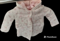 Двулицево якенце за 12-18 мес момиченце сърца"Love coat",Англия/ново, снимка 1