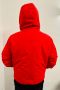 Зимно яке Born Rich London Mens Emarnos Hooded Jacket Red, снимка 4