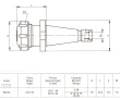 Цангов патронник ISO-40 /ER-40 SCHAUBLIN/Шаублин, снимка 3