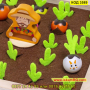 Монтесори игра за памет "Издърпай морковче" изработена от дърво - КОД 3589, снимка 3