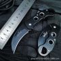 Нож за самозащита тип орлов нокът, 15 см, Черен, снимка 1 - Други стоки за дома - 46040361