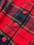 Карирано червено сако, снимка 3