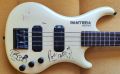 Уникално! Стара японска бас китара Westonе Pantera с автографи от Misfits, снимка 1