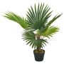 vidaXL Изкуствено растение палма със саксия, зелено, 70 см（SKU:280192