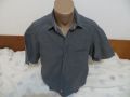 Мъжка риза с къс ръкав от лен Atlantic Inc, снимка 1