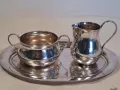 потребрени поднос захарница и латиера Keltum pleet  7/3, снимка 1