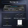 Нов KVM Превключвател 2 Лаптопа 1 Монитор 4K 120Hz USB-C HDMI 2.1, снимка 8