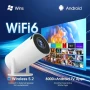 HY300 Смарт Прожектор с Android и WiFi 6 – 1080P HD, 180° ротация, снимка 1
