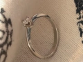 Златен пръстен 18к от бяло злато, снимка 3