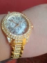 ДАМСКИ ЧАСОВНИК ТИП РОЛЕКС, С КАМЪНИ, снимка 1