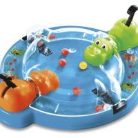 Детска игра Hasbro Gaming Hippo Flipp Kompakt, играчка Гладни хипопотамчета, снимка 2 - Играчки за стая - 45913467