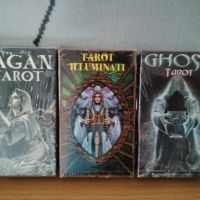 Таро карти: Tarot of Haunted House & Ghost Tarot & Illuminati Tarot, снимка 1 - Карти за игра - 34164763