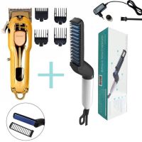 Машинка за подстригване GEEMY 6695+ Електрически гребен за брада и коса, снимка 1 - Машинки за подстригване - 45257057