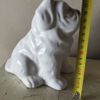Порцеланова статуетка куче, снимка 3 - Статуетки - 45694184