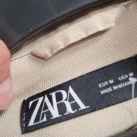 ZARA  бежева риза,тип сако, тренчкот- М , снимка 5 - Ризи - 45429381